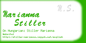 marianna stiller business card